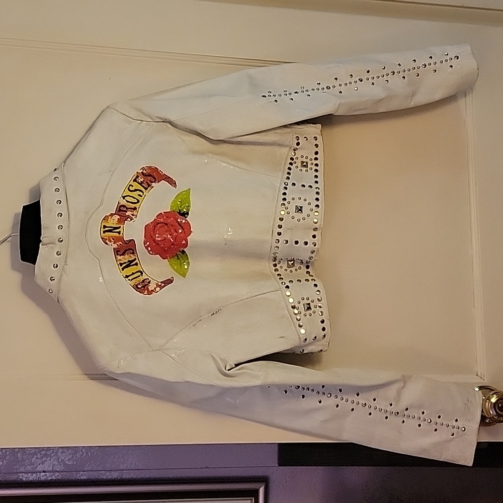 Guns N Roses Leather Jacket by Wilson's Leather Rocks